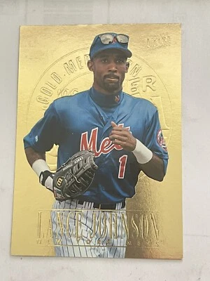 1996 Ultra Gold Medallion #513 Lance Johnson New York Mets - Image 1 of 2