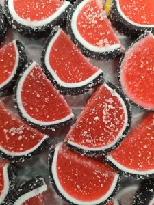 Black Cherry Fruit Jelly Slice Slices Candy Candies 5 Pound Box Free Shipping - Picture 1 of 2