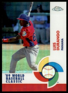 2009 Topps Chrome World Baseball Classic Red Refractors #W14 Luis Durango /25