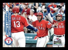 2020 Topps Series 2  Three's Company #365  Texas Rangers CL Baseball Card