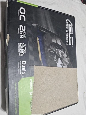 ASUS GeForce GT 1030 Phoenix 2GB OC GPU - Black (90YV0AU0-M0NA00) Read Discretio - Image 1 of 4