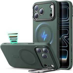 ESR Silikon Case für iPhone 17 Pro, integrierter Kamera Stash Ständer kompatibel mit - Bild 1 von 7