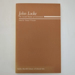 John Locke Second Treatise of Government Softcover Book Thomas Peardon 1983 - Picture 1 of 21