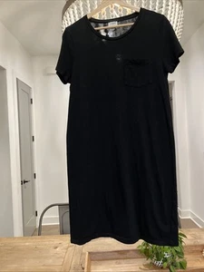 Neu mit Etikett J. Crew schwarzes Damen-T-Shirt-Kleid, Gr. S - Bild 1 von 4