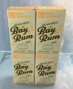 Duke Cannon Bay Rum Soap, 4 Pack, 10 oz Each, Citrus Musk Island Spices Scent - Picture 1 of 10