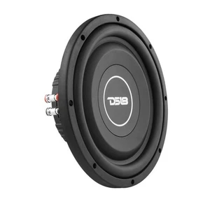 Subwoofer DS18 SRW poco profundo de 10" 400 vatios potencia máxima doble 4 ohmios audio para automóvil SRW10.4D - Imagen 1 de 4