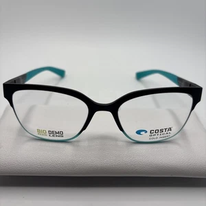Costa Optical Eyeglasses Frame OCR230 237R 51-18-130 Black/Turquoise #C52 - Picture 1 of 8