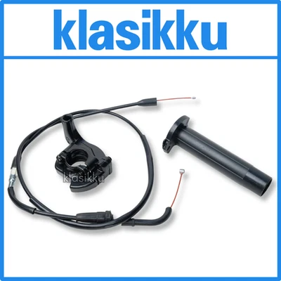 Carcasa de cable giratorio con empuñadura giratoria del acelerador Yamaha YZ80 YZ125 YZ250 YZ360 YZ400 Foto 1 de 4