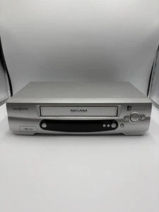 Broksonic VHSA-6741 4 Head Silver VHS Video Player Cassette Recorder - WORKING - Picture 1 of 12