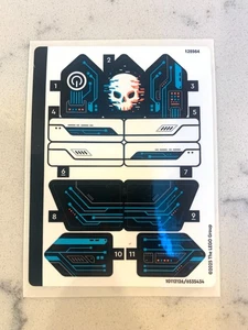 LEGO STICKER SHEET for 71495 Mateo vs. Cyber Brain Mech, New & Genuine! - Picture 1 of 1