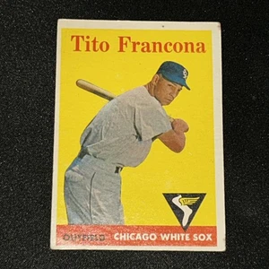 TITO FRANCONA 1958 Topps Baseball #316 Free Comb Ship - Picture 1 of 2