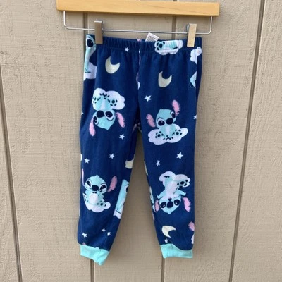 Pantalones pijamas para niños Lilo & Stitch talla XS 4/5 resistentes al fuego # 87652 Foto 1 de 4