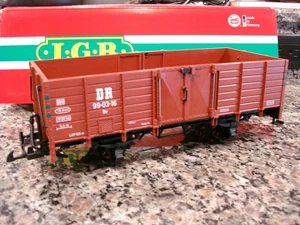 Lehmann LGB The Big Train Spur G 43210 Hochbordwagen DR Wagen Waggon - Bild 1 von 8