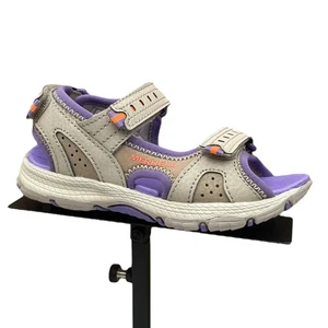 Merrell Little Girls Sport Outdoor Sandal Size 11 Purple/Gray Adjustable Straps - Picture 1 of 11