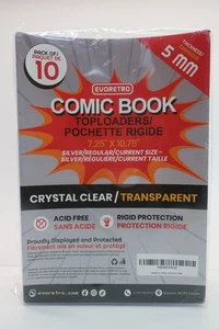 Evoretro Comic Book Toploaders 7.25" x10.75" Crystal Clear - Pack of 10 - Picture 1 of 8