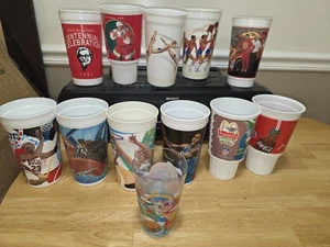 Vintage 80s 90s McDonald's Plastic Cup Lot - Picture 1 of 10
