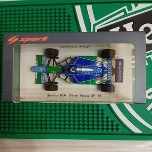 Modellino auto Spark scala 1/43 Benetton B194 1994 Monaco GP Michael Schumacher - Foto 1 di 10
