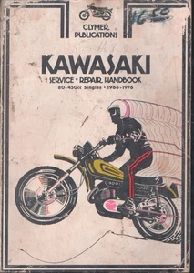Kawasaki Service-Repair 80-450cc Singles 1966-1976 by Tim Lockwood MN2059 - Picture 1 of 3