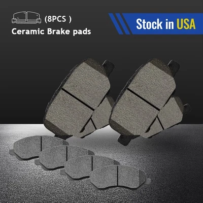 Juego de pastillas de freno de disco de cerámica delanteras y traseras deportivas para Mitsubishi Outlander + Sport Foto 1 de 4