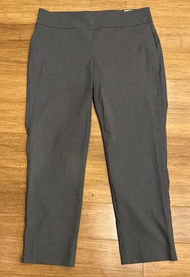 Pantalón Charter Club Tienda Mujer Cambridge Delgado Blanco y Negro Tirar Sin Bolsillos 18W Foto 1 de 4