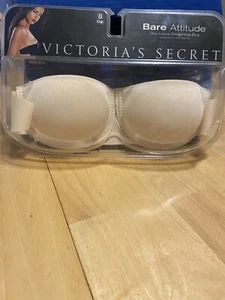 Victoria's Secret Bare Attitude Backless Strapless Adhesive Bra B Cup Beige READ - Picture 1 of 4