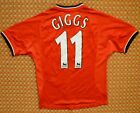 2000 - 2002 Manchester United, Home Shirt by Umbro, Boys M, 146cm, #11 Giggs