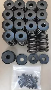 Edelbrock 5792 Valve Spring, Retainer, Loc, Cups, 1.550", 140lbs @ 1.885", 16Pc - Picture 1 of 3