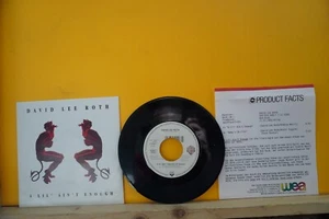 DAVID LEE ROTH (VAN HALEN) - A Lil' ain't enough 7" + PROMOTION SHEET 1991 D NM - Bild 1 von 2