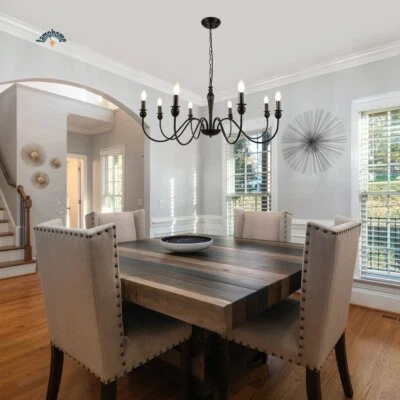 Farmhouse Living Dining Room Lighting Chandelier Pendant Light Island Lamp Foyer - Image 1 of 4