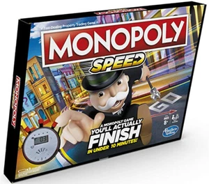 Monopoly Speed Board Game Play Monopoly In Less Than 10 Minutes 2-4 Players - Picture 1 of 4