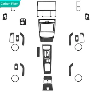 28Pcs Real Carbon Fiber Interior Trim Full Kits For Benz G-Class W463 G55 04-12 - Picture 1 of 9
