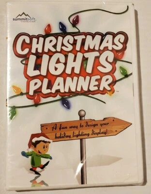 New Sealed Christmas Lights Planner by SummitSoft CD - Image 1 of 2