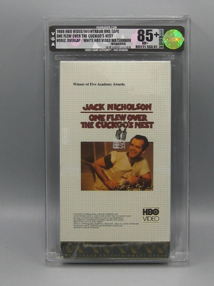 One Flew Over The Cuckoo's Nest VHS Jack Nicholson Tested L1