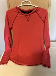 ClimateRight by CuddlDuds Chyred Long Sleeved Thumb Holes Mid Layer Top Size S - Picture 1 of 7