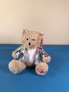 8" Galerie Hershey's Kisses Teddy Bear Silver Jacket Stuffed Animal Plush