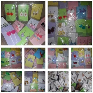 Großhandel Restposten Schmuck 10 Paar Neuheit Kitsch Boho Ohrringe Lucky Dip - Bild 1 von 12