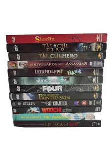 12 KUNG FU DVD MOVIE LOT - SEALED W/ COVERS - DIGITAL CODES - H. BROTHERS, CHAN - Imagen 1 de 7