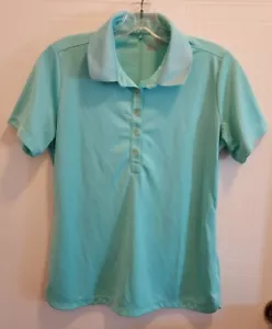 Polo Nike Golf Tour Performance donna manica corta Dri Fit blu taglia M - Foto 1 di 9