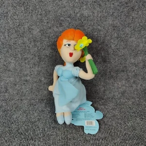 Rocky Bullwinkle Friends Stuffins Nell Fenwick Plush Keychain 1999 Vintage CVS - Picture 1 of 13