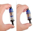 WLtoys 4pc 74mm & 80mm Front Shock 500cst Oil 1/14 144001-10 1/12 124016-19 BLUE