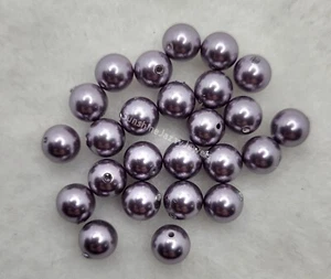 25pc Swarovski Crystal Mauve 6mm Round Pearl 5810 Beads; Piurple - Picture 1 of 1