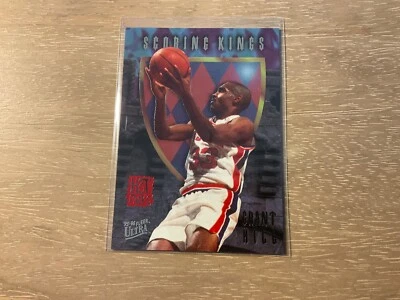 Fleer Ultra Grant Hill 1995-96 Scoring Kings Hot Packs #2 Detroit Pistons Foto 1 de 2