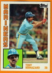 TARJETA DE BÉISBOL TOPPS 1984 TONY BERNAZARD (SEATTLE MARINERS) - Imagen 1 de 1