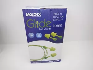 Moldex 6940 6945 Glide Twist In Schiuma Tappi Orecchie con Filo 100 Paia Confezione Bulk - Foto 1 di 6