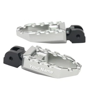 Custom Laser Front Wide Foot Pegs For Kawasaki Versys-X 300 Vulcan 900 800 1500 - Picture 1 of 19