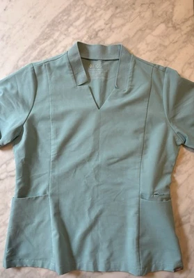 Blusa Médica Figs Ilana para Mujer, Talla Grande, Turquesa/Como Nueva Foto 1 de 4