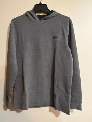 Quiksilver 男式纹理套衫毛衣连帽衫新品! — 第 1/4 张图片