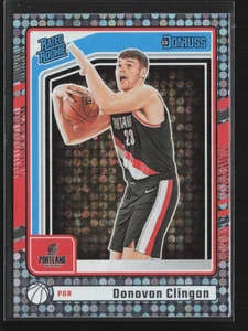 2024-25 Donruss #223 Donovan Clingan Disco Portland Trail Blazers Rookie - Picture 1 of 2