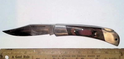 Navaja de bolsillo Lockback de una sola hoja Foto 1 de 4