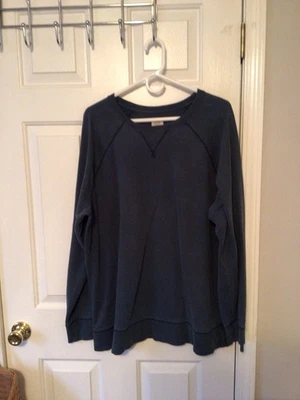 Sudadera azul para hombre Merona XXL 100 % algodón Foto 1 de 4